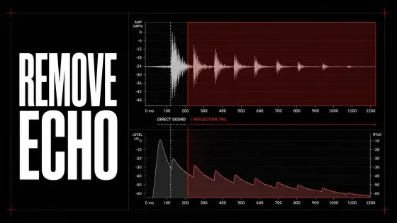 How to Remove Echo from Audio Without Wrecking Speech