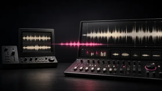 Legacy Audio Studio workstation compared with the current Sound Forge 2026 editing system