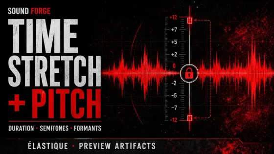 Time Stretch and Pitch Shift in Sound Forge
