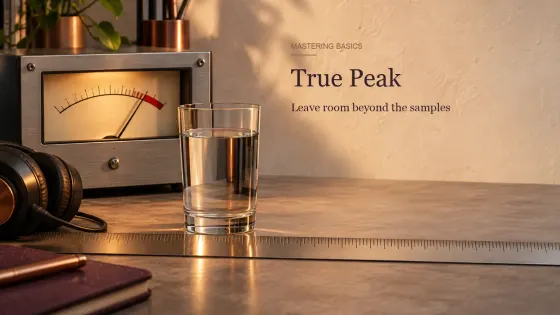 Измеритель пикового уровня и запас по громкости для контроля true peak
