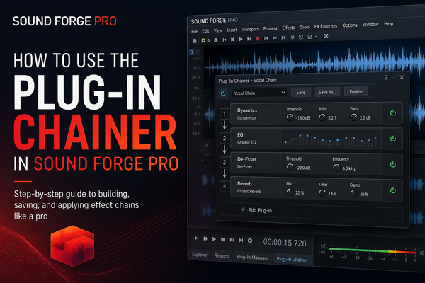How to Use the Plug-In Chainer in Sound Forge Pro