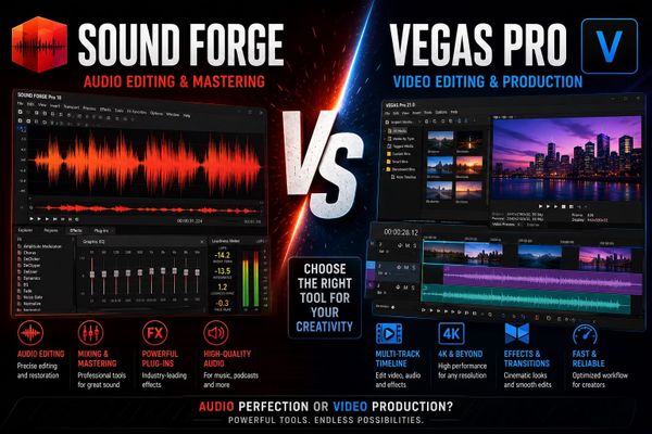 Sound Forge vs Vegas Pro
