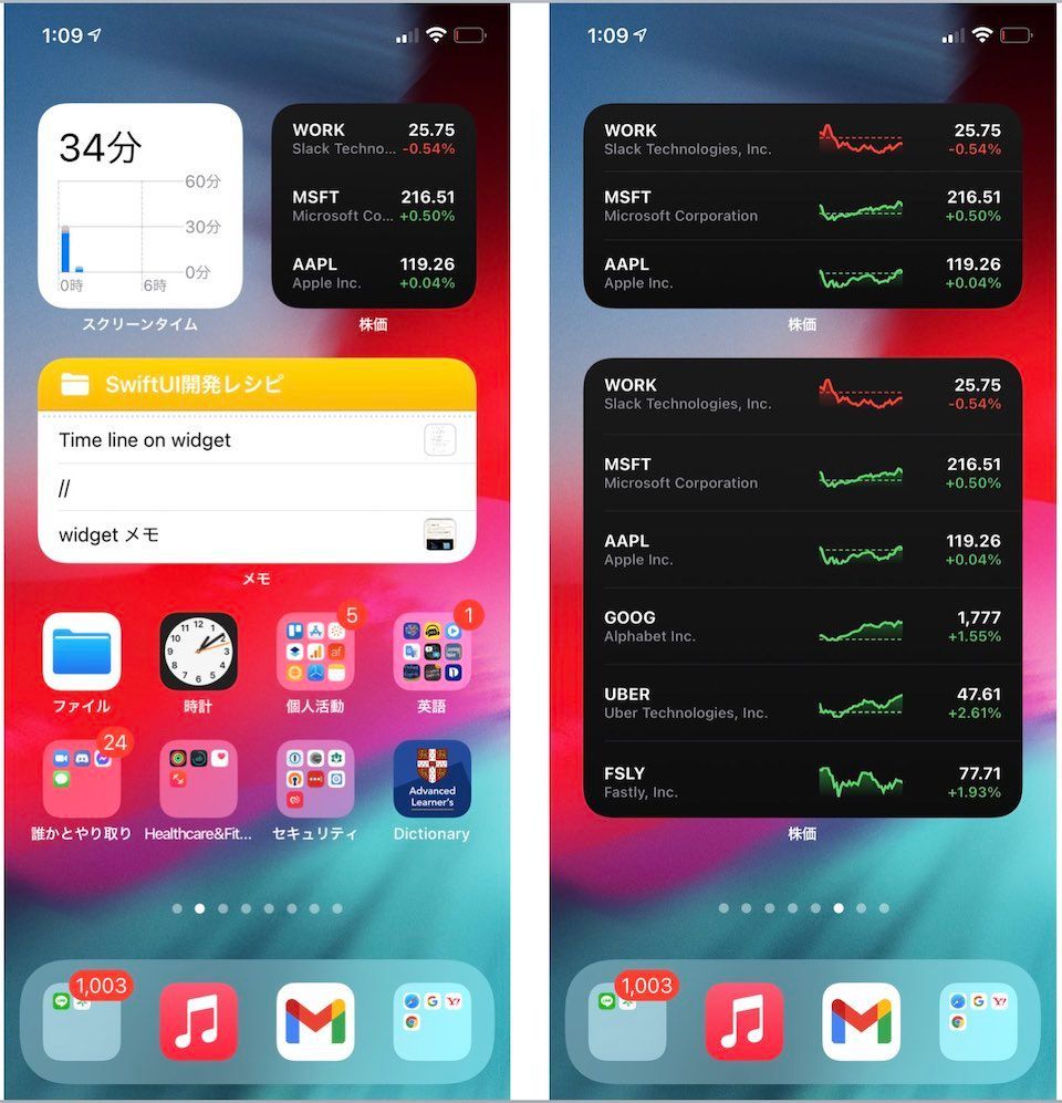 [iOS 14]WidgetでDeep Link作成