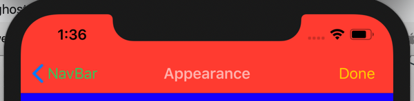 iOS 13でのNavigationBarのカスタマイズ方法