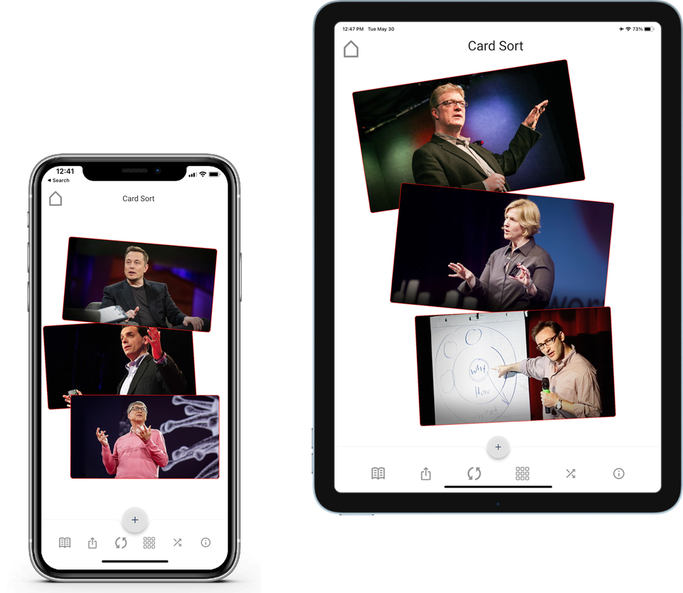 The Top 25 TedX Talks as a Virtual Deck