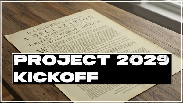 Kickstarting Project 2029 and a Bold Declaration of Interdependence