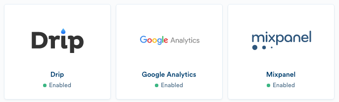 Enable Integrations with Segment