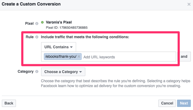 Custom Conversions Based on URL Patterns