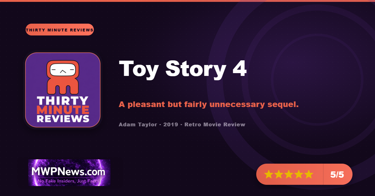 Retro Review: Toy Story 4