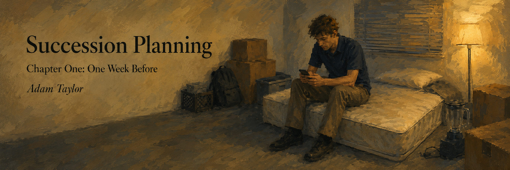 Succession Planning Chapter One: One Week Before
