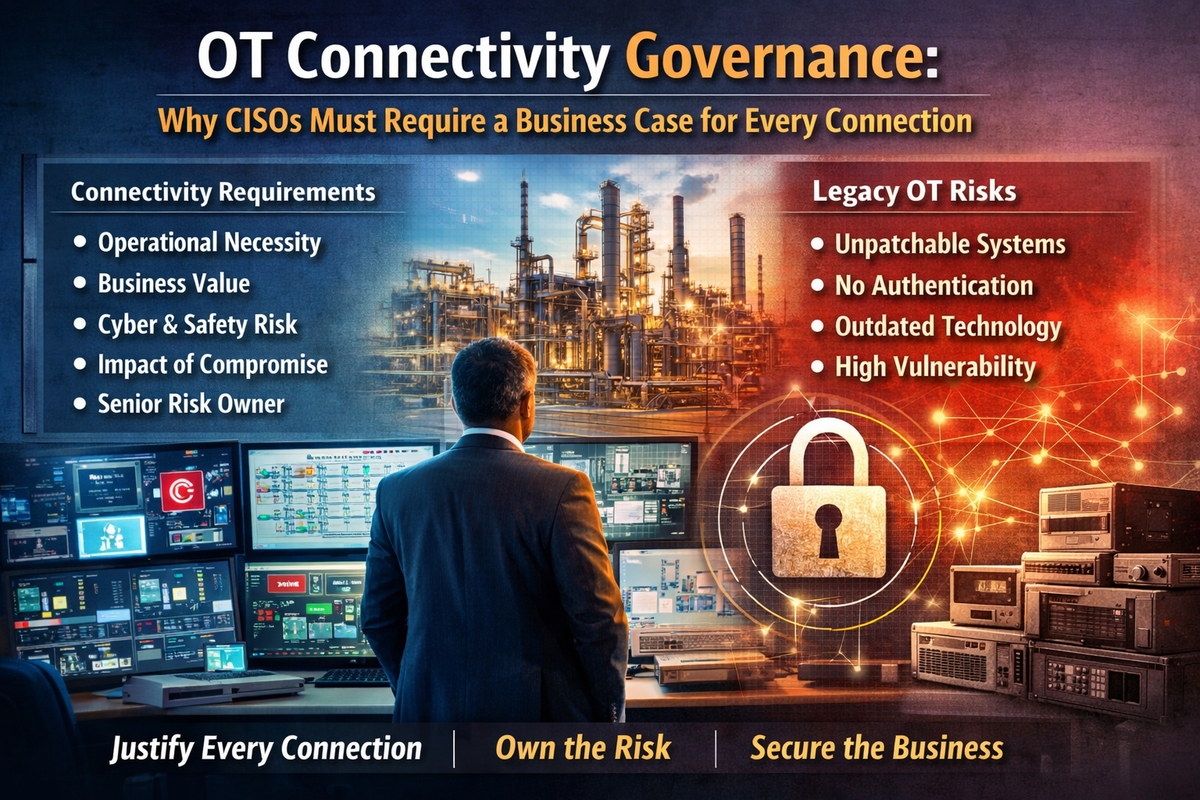 OT Connectivity Governance: Why CISOs Must Require a Business Case for Every Connection
