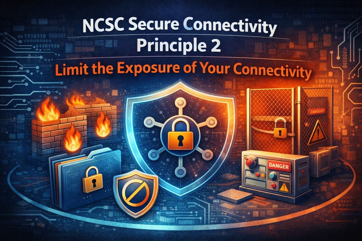 NCSC Secure Connectivity Principle 2: Limit the Exposure of Your Connectivity