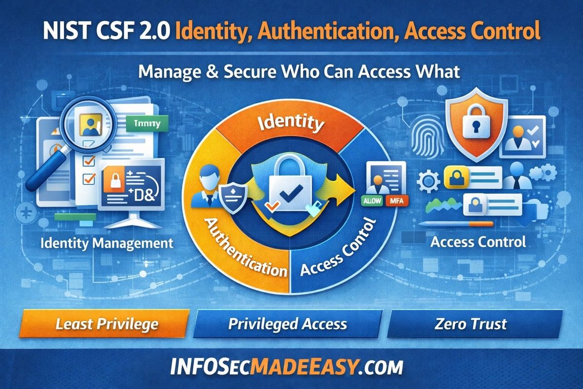 NIST CSF 2.0 – Protect Function Deep Dive: Identity, Authentication, and Access Control (PR.AA)