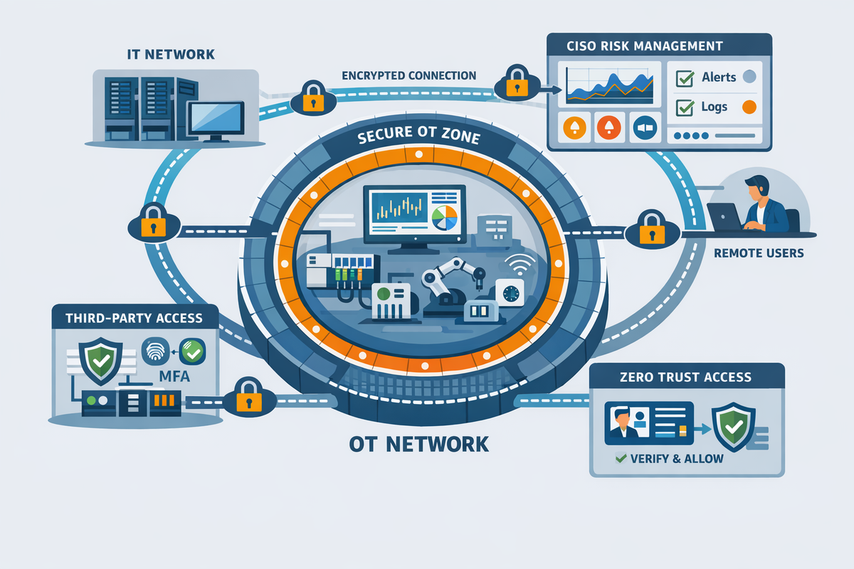 Secure OT Connectivity: A CISO’s Guide to Reducing Cyber Risk Without Disrupting Operations