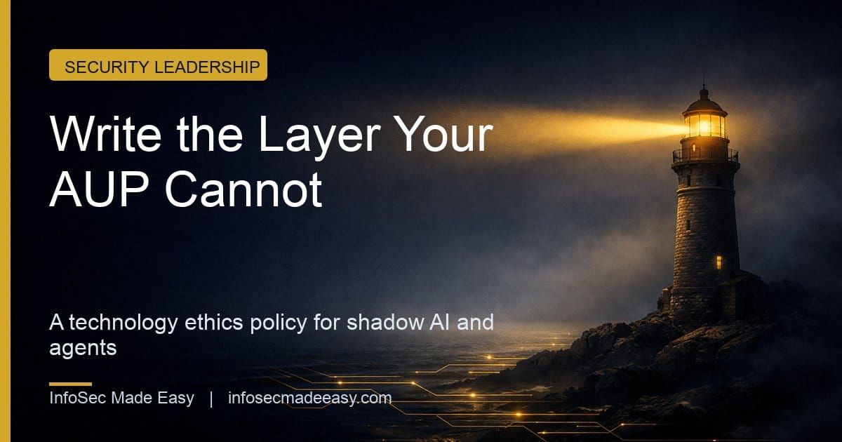 The Tool List Was Out of Date by Friday: Write the Technology Ethics Policy Your AUP Can't