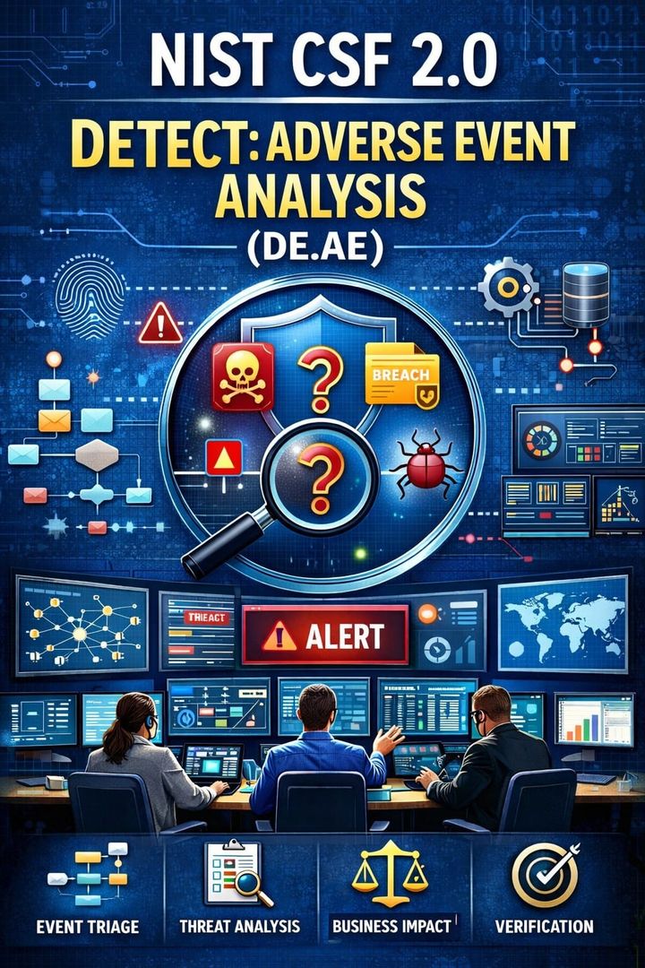 NIST CSF 2.0 Detect – Adverse Event Analysis (DE.AE) Explained