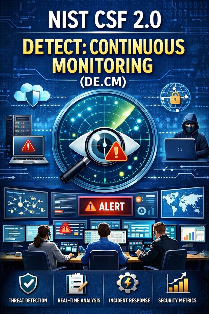 NIST CSF 2.0 Detect – Continuous Monitoring (DE.CM) Explained