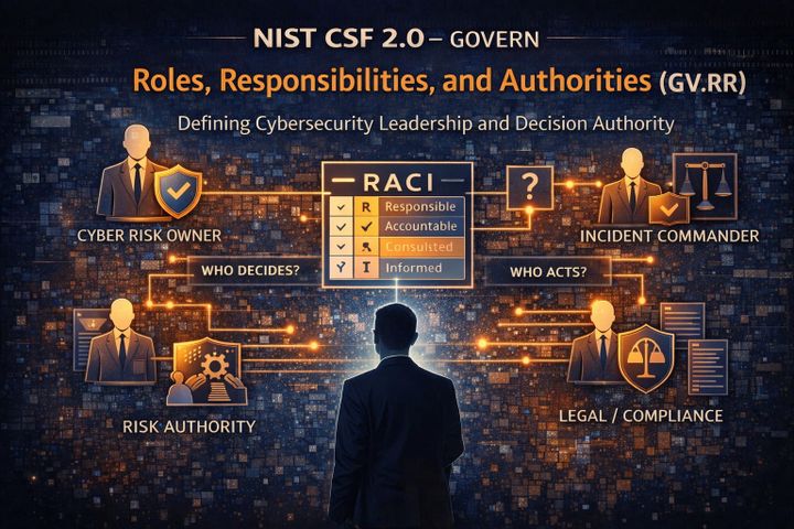 NIST CSF 2.0 Roles, Responsibilities, and Authorities (GV.RR): Eliminating Ambiguity in Cybersecurity Leadership