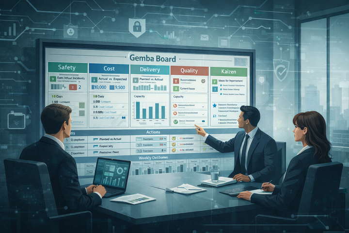 Driving Real Security Improvement with a Gemba Board