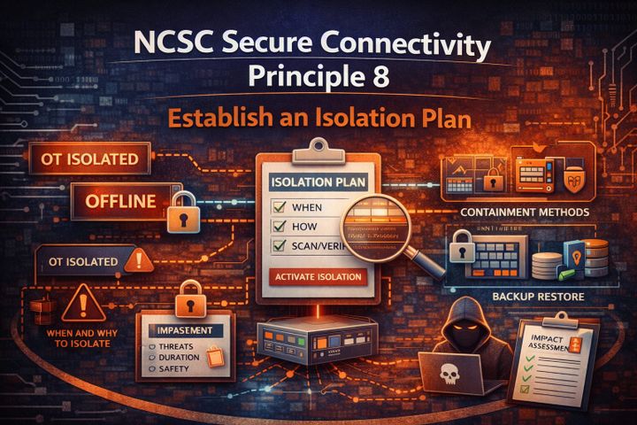NCSC Secure Connectivity Principle 8: Establish an Isolation Plan
