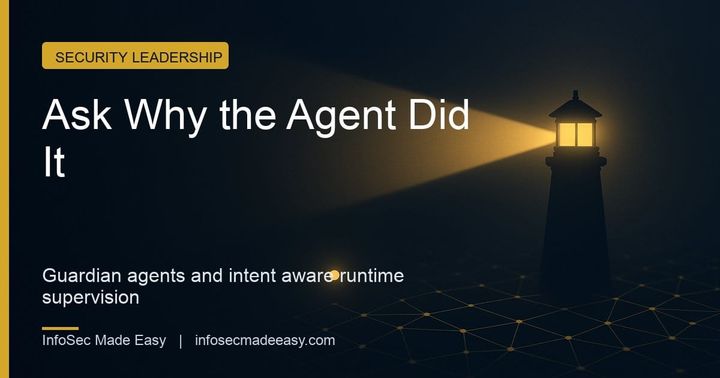 Stop Asking What the Agent Did. Ask Why, and Whether It Matches the Task.
