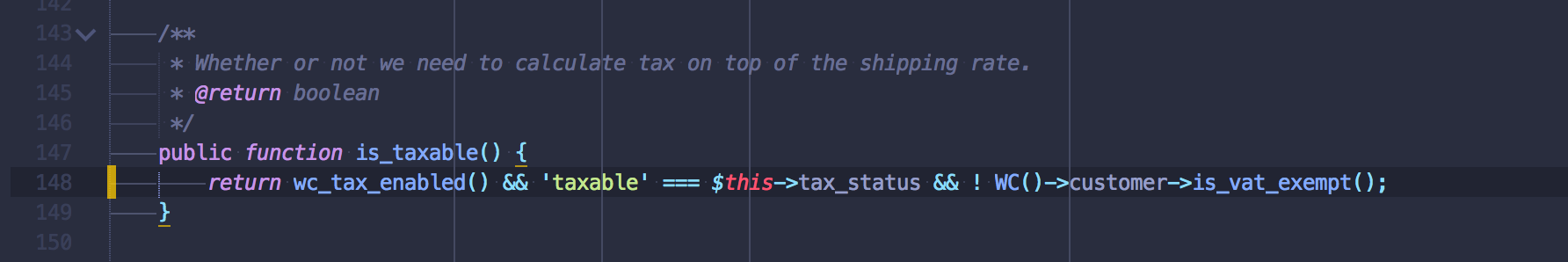 fatal error in abstract wc shipping method