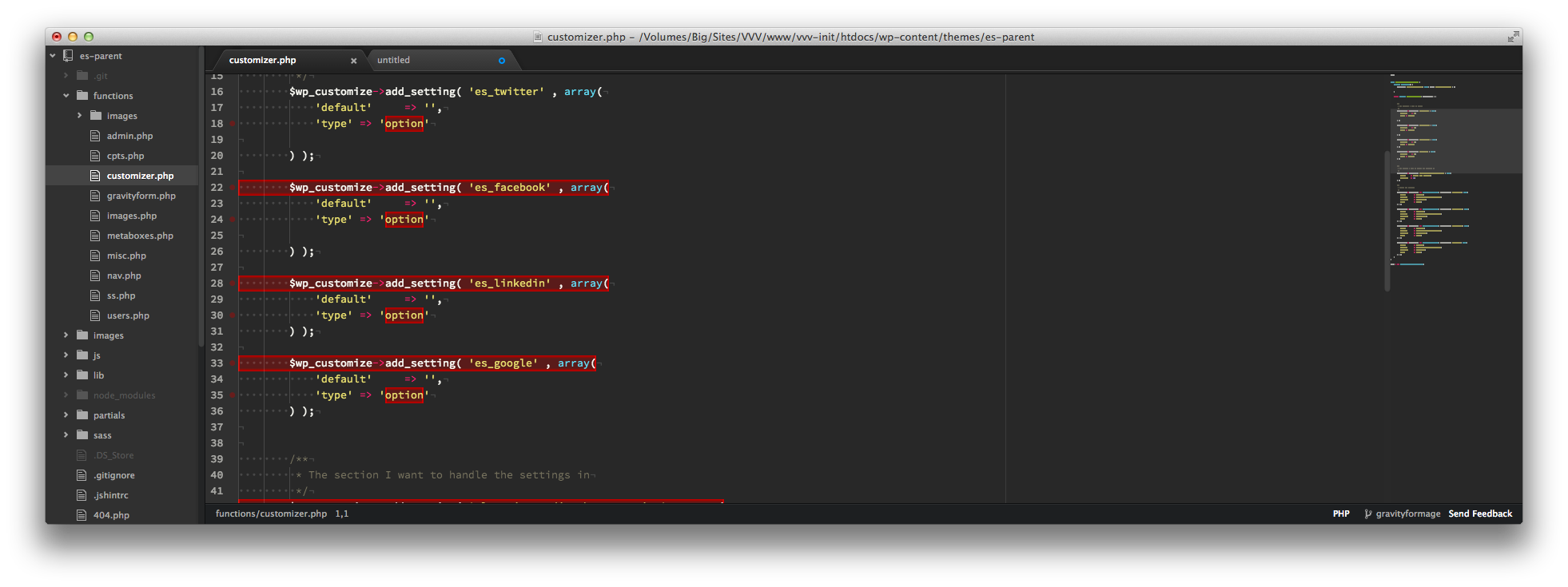 Using phpcs with WordPress on OSX with MAMP