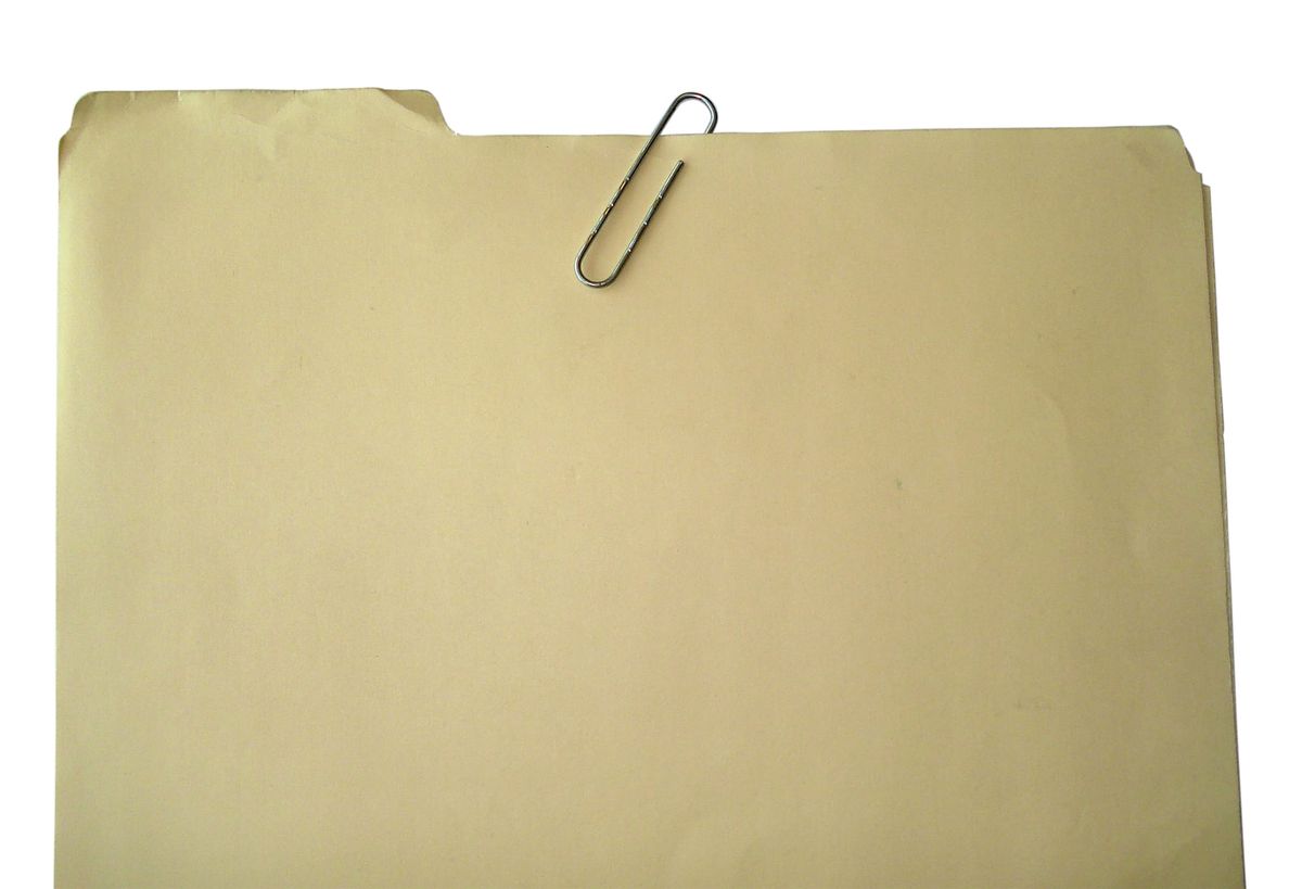 Manila folders