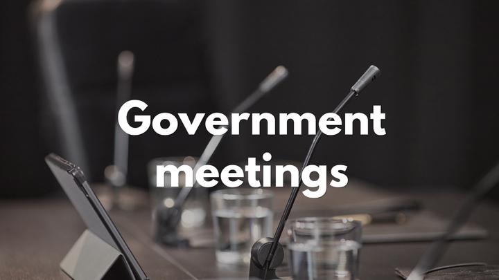Government Meeting Calculator