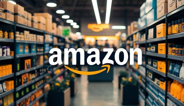 A vibrant marketplace showcasing global products powered by Amazon Global FBA.