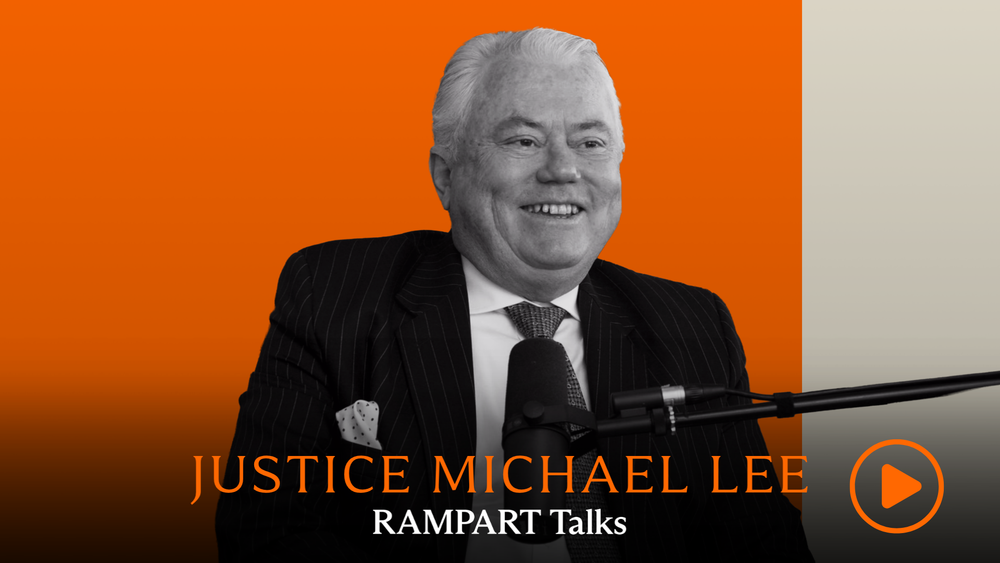 Rampart Talks: Justice Michael Lee