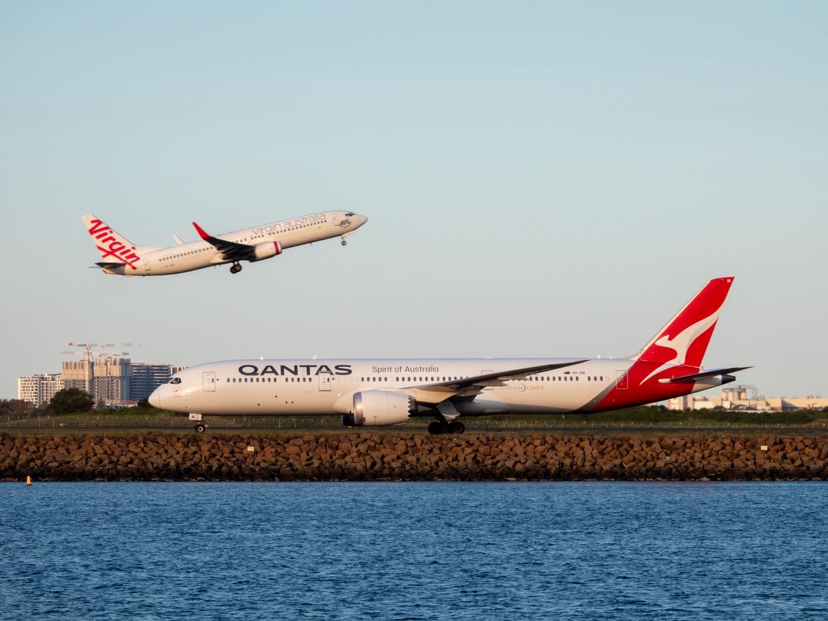 Qantas,Virgin play below the line