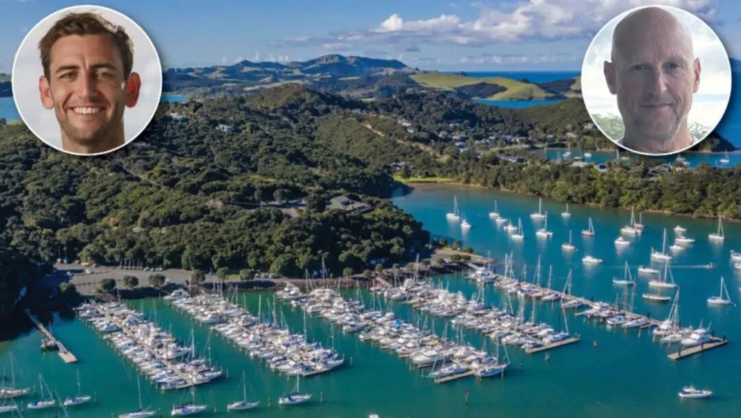 Jesse Tuke (left) cancelled a Christmas holiday booking for a house he hosts in coastal Kerikeri leaving guest Mick Hansen (right) to find alternative accommodation.