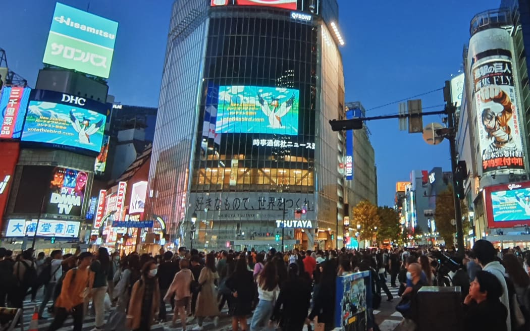 A shot from US comedian John Oliver's segment on New Zealand's Bird of the Year.