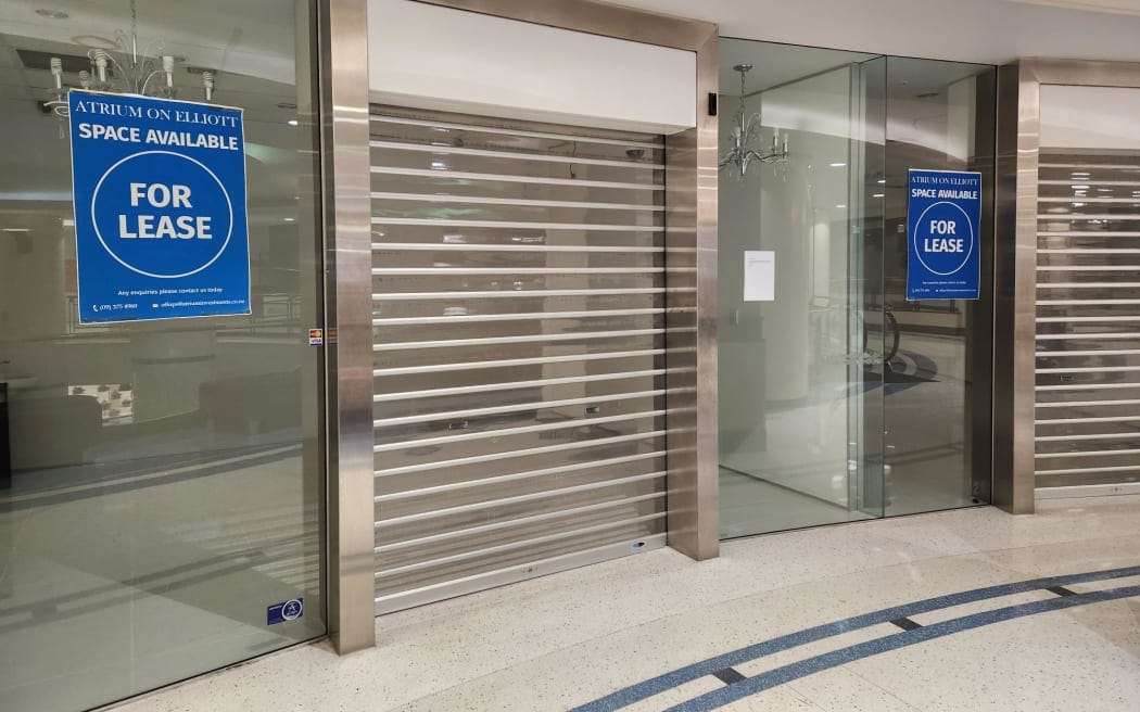 Vacancies abound at some Auckland shopping centres.