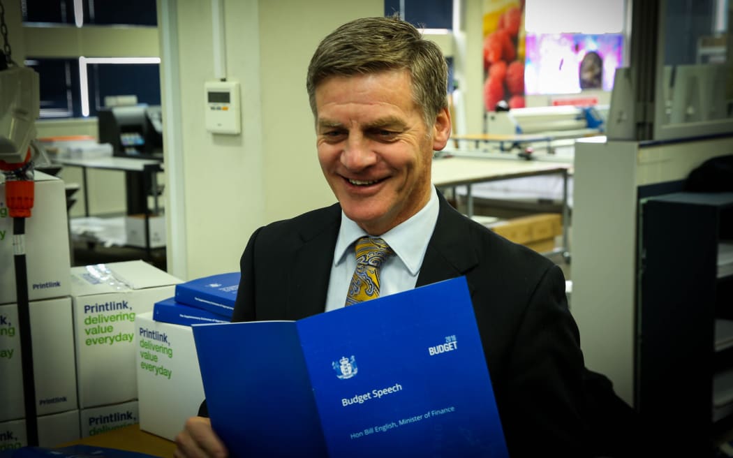 Bill English on Budget Day, 2016