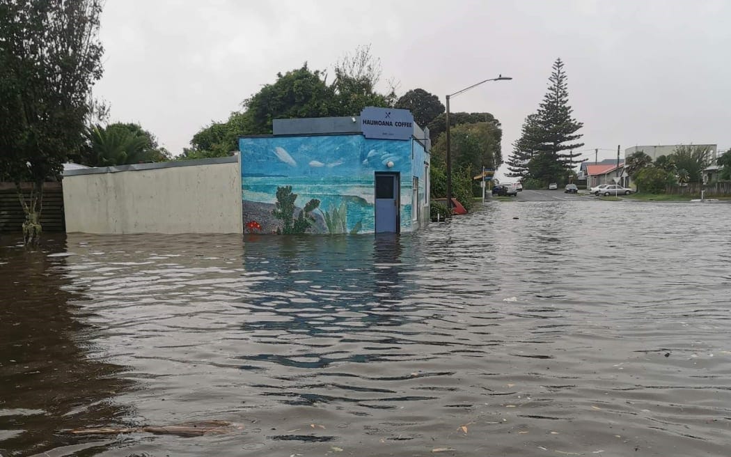 Haumoana Coffee went under water during Cyclone Gabrielle on 14 February.