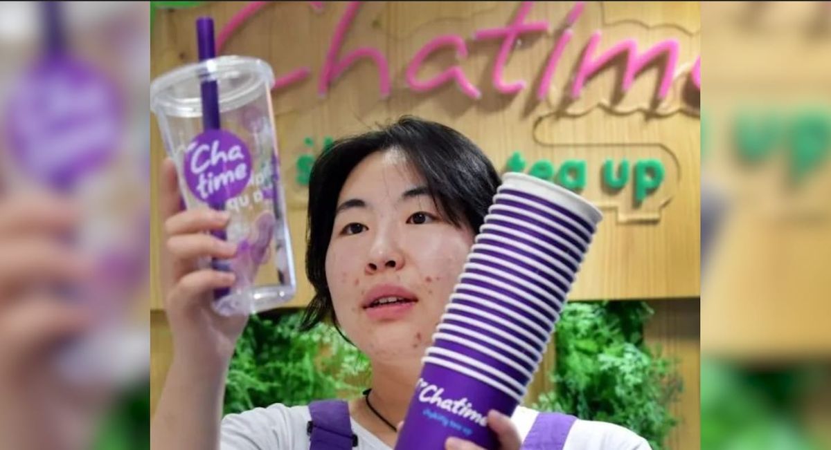 不让奶茶店用一次性杯子，“不公平”