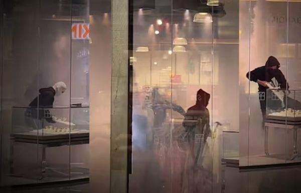 奥克兰最新商场光天化日下被抢