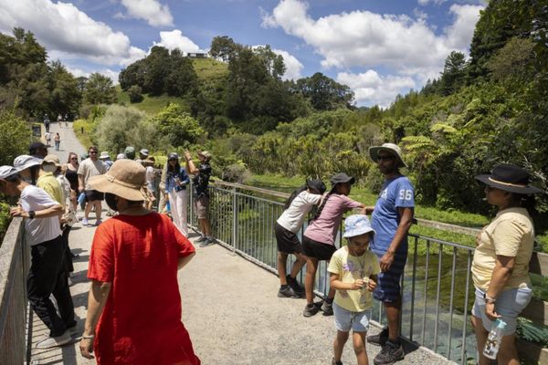 北岛一景点近日被挤爆