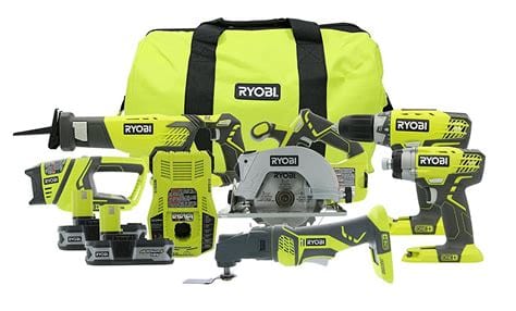 Ryobi cordless power tool range