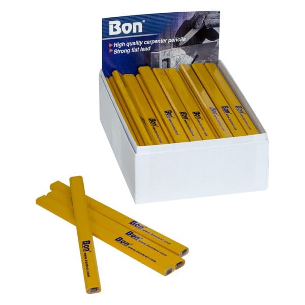 BON yellow flat pencils