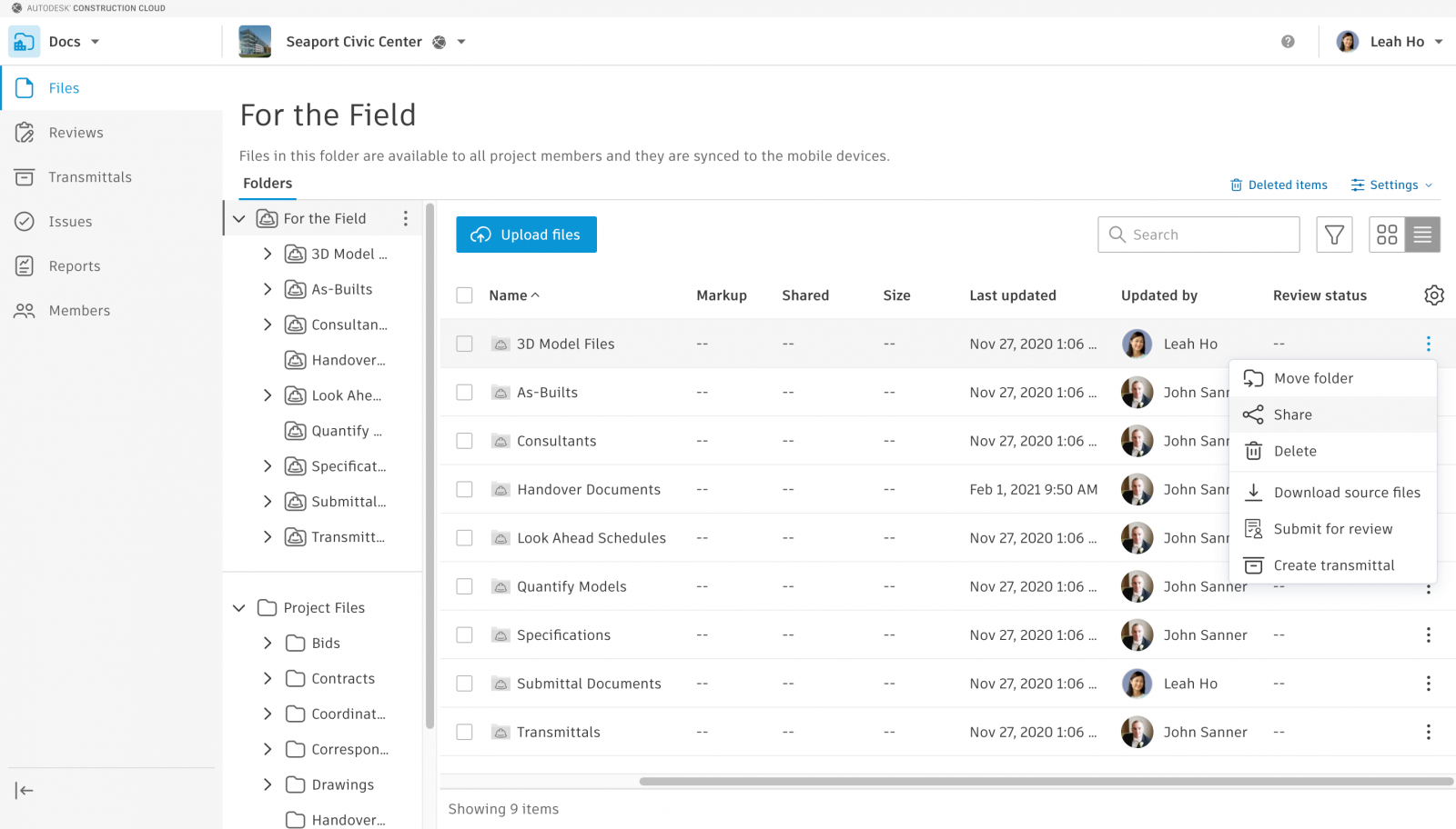 autodesk construction cloud screen shot