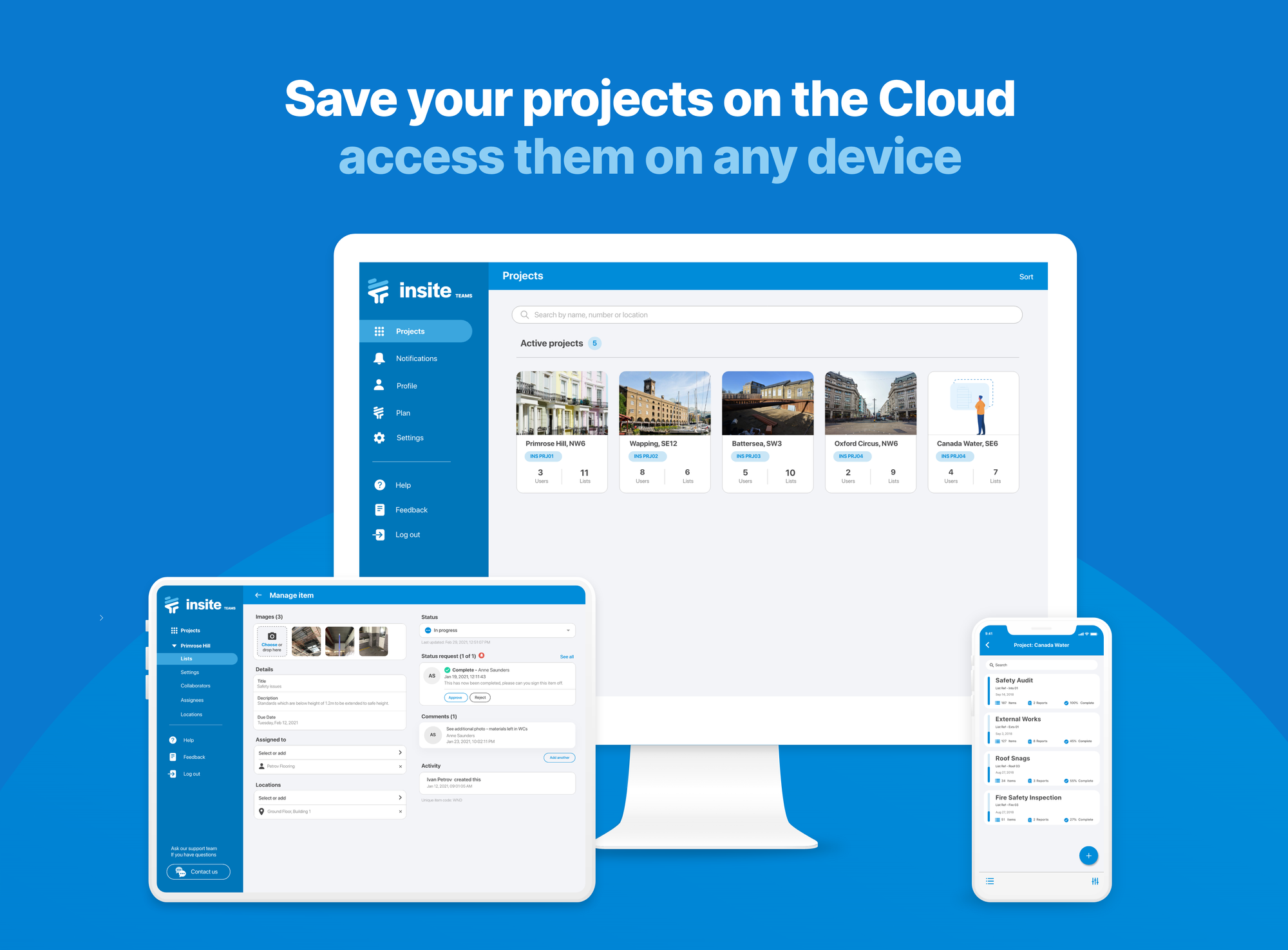 Insite for teams software overview