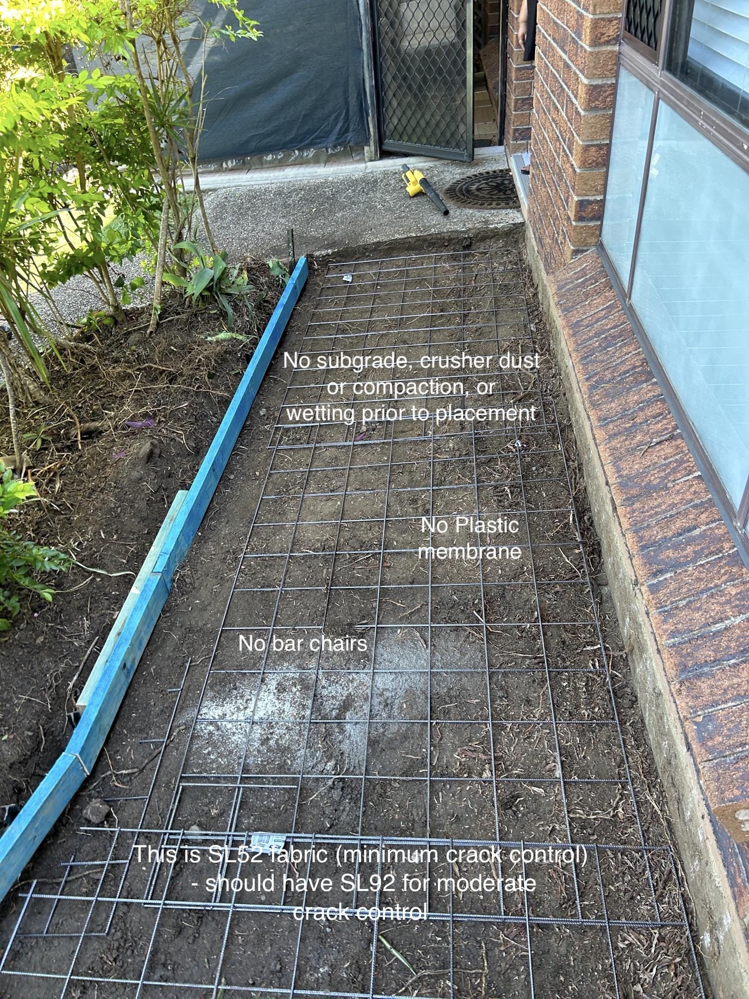 shitty concrete work