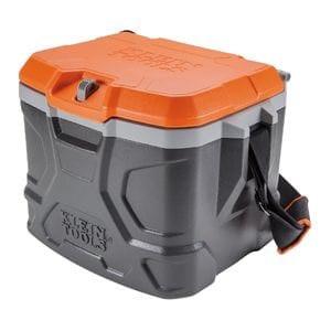 Orange and grey cooler