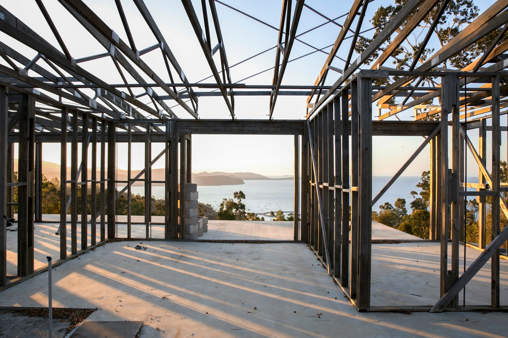 a view of the inside of a building under construction
