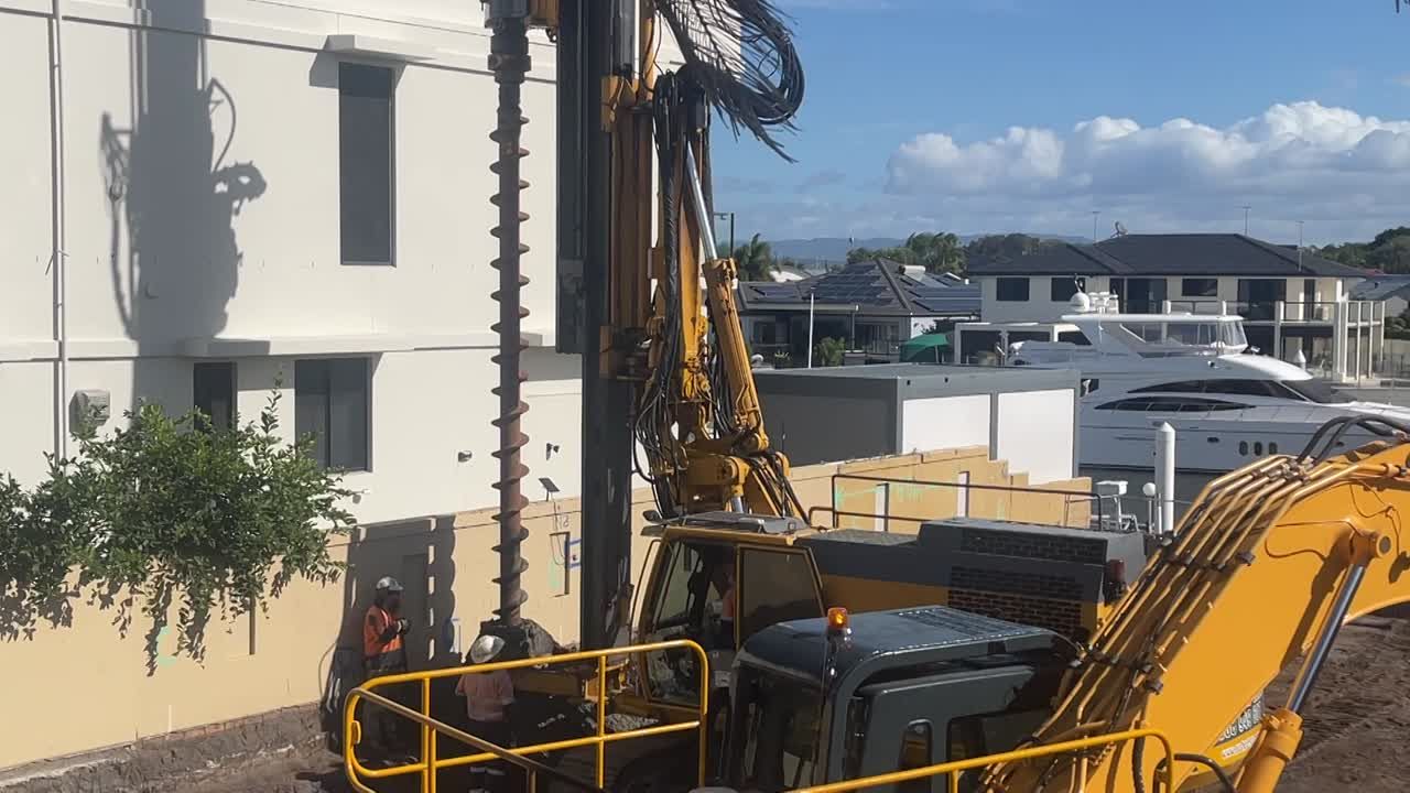 Post 29: Sheet Piling Installation
