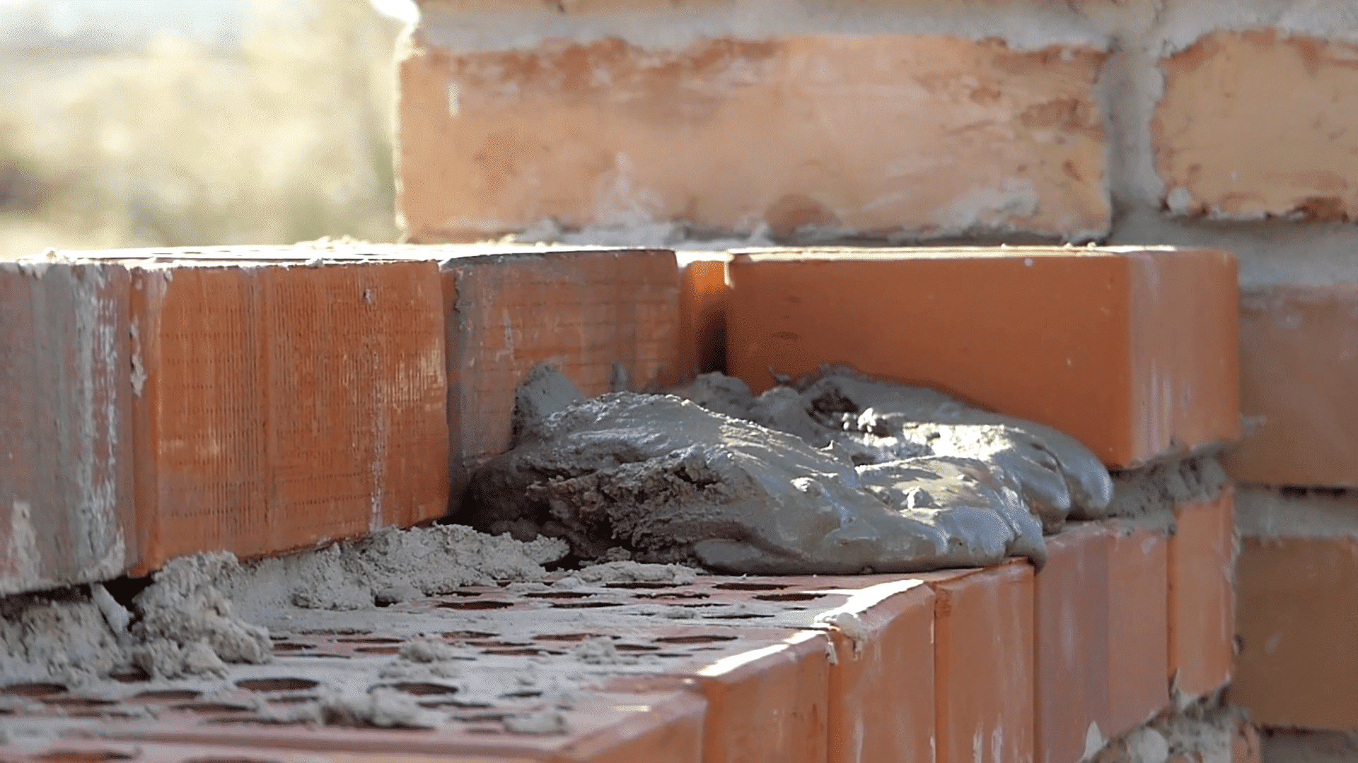 Brickwork and mortar 